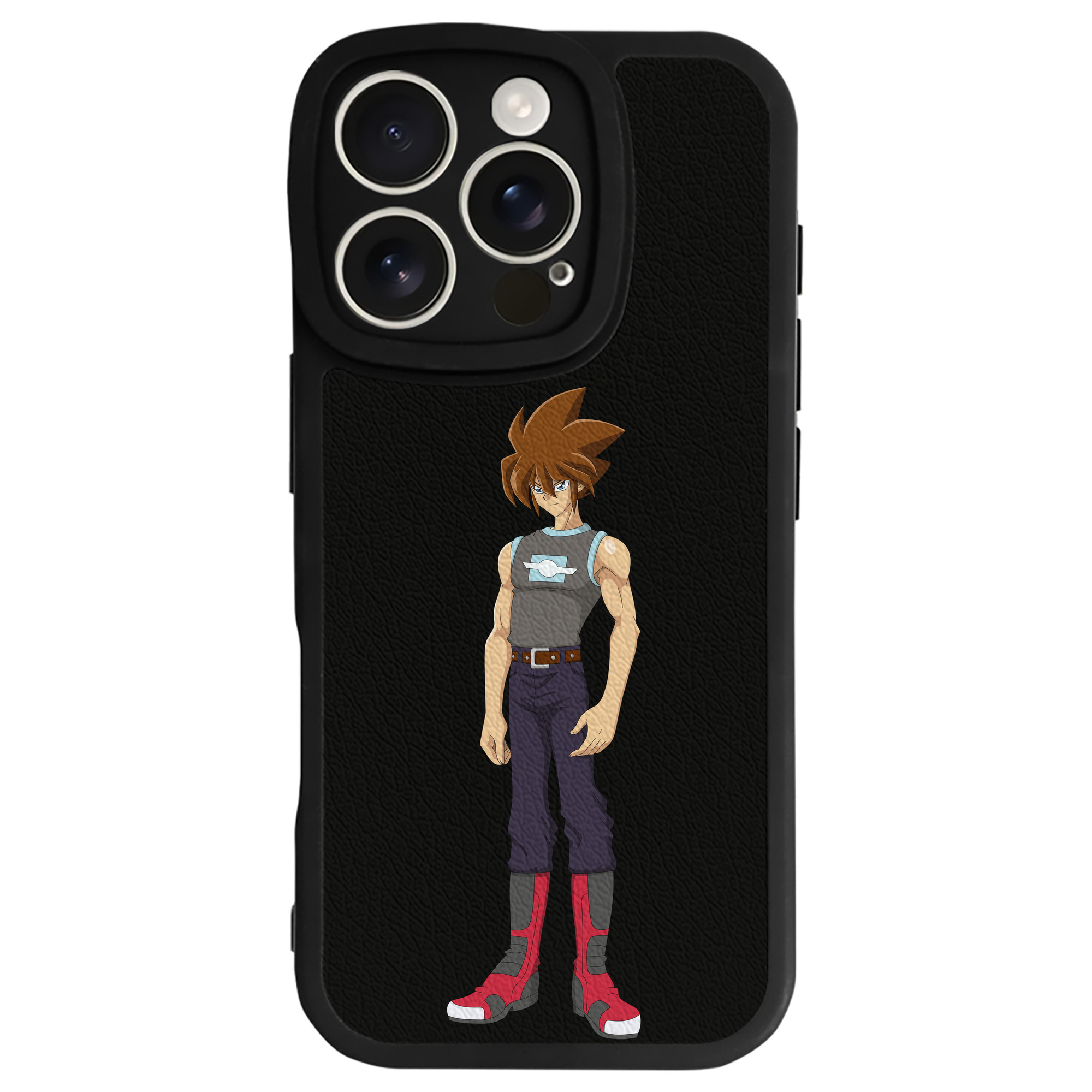 遊☆戯☆王 Yu-Gi-Oh! 【iPhone 16シリーズ対応】シリコンスマホケース（レザー調） 材質：シリコン
